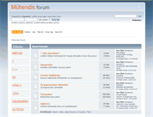 Tablet Screenshot of muhendisforum.net